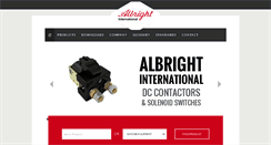 Desktop Screenshot of albrightinternational.com